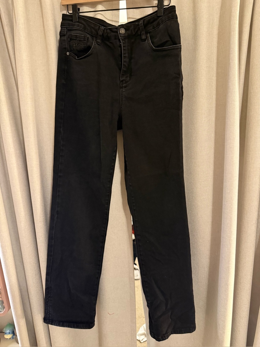 Judy Blue Faded Black Straight Leg Jeans 11/30